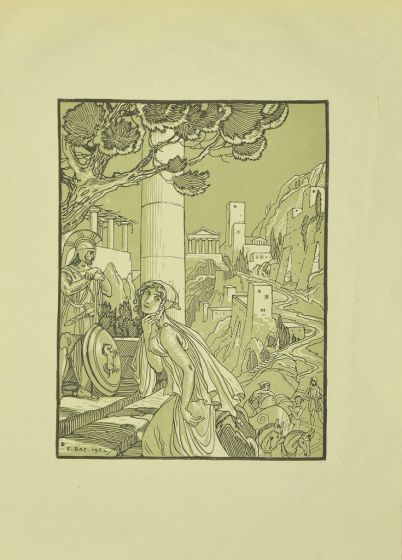 The Greek City by Ferdinand Bac - Modern Artwork 