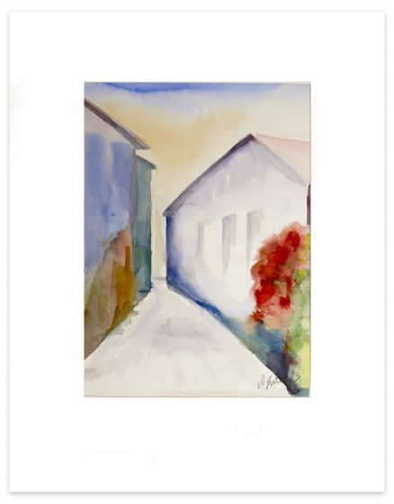 Narrow Alley by Armin Guther- Contemporary Artwork
