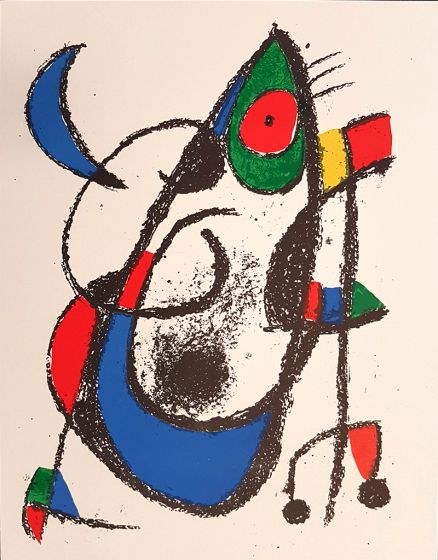 Miró Lithographe II - Plate XI by Joan Miró - Surrealism
