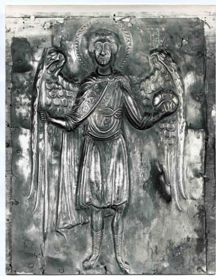 Vintage Photo Detail of the Cathedral in Torcello (Venice) 