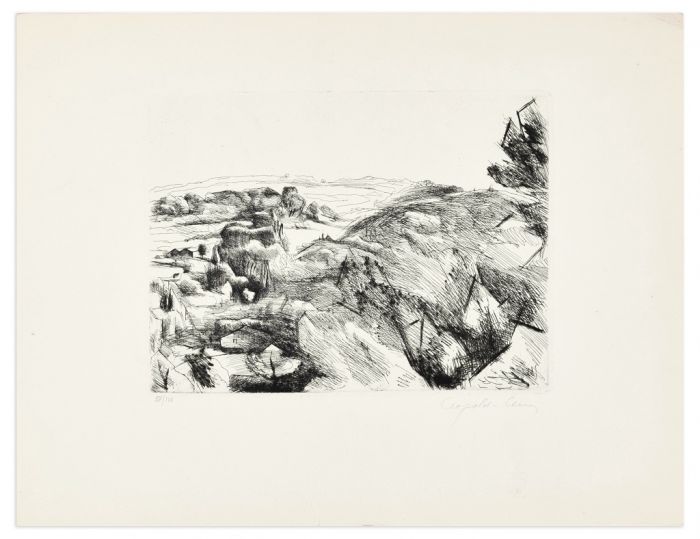 Natural Landscape by Léopold-Lévy - Modern Artwork 
