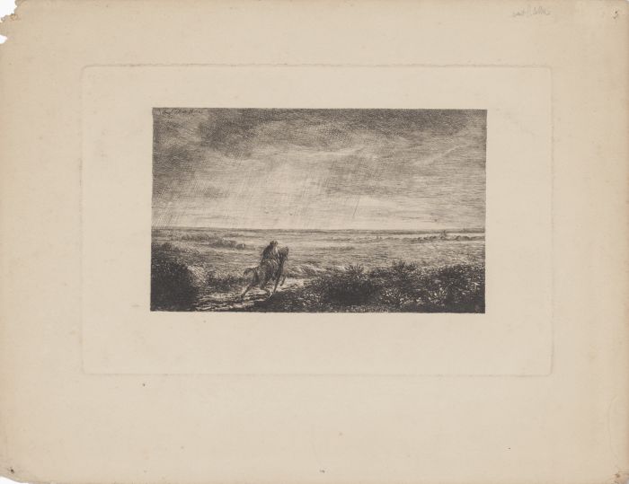 Horseman by Alphonse Edouard Enguérand Aufray de Roc'Bhian - Modern Artwork