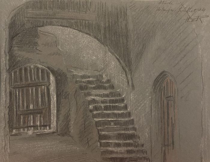 Details of a house by Anonymous - Artwork