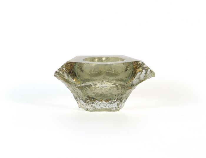 Couple of Green Glass Ashtrays