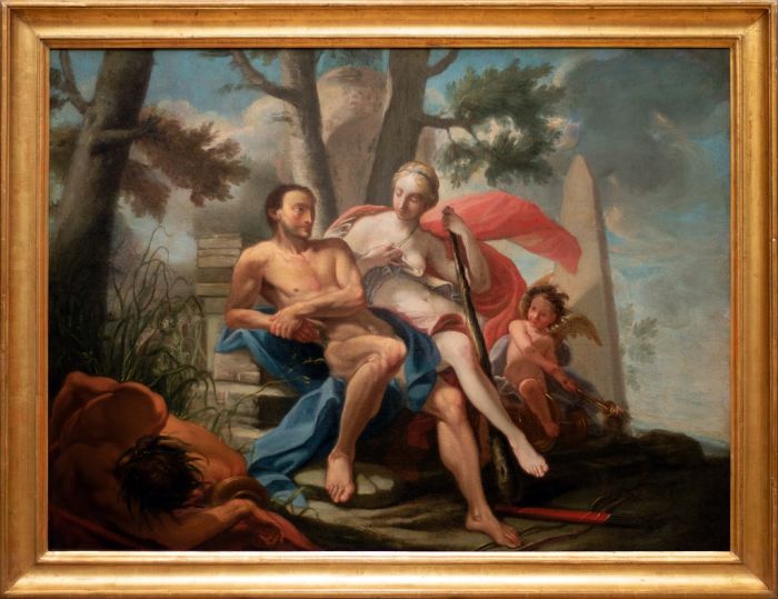 Hercules and Omphale - Modern Artwork