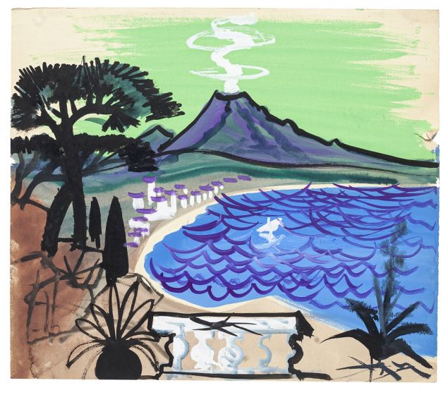 Vesuvius, Naples by Anonymous  - Contemporary Artwork