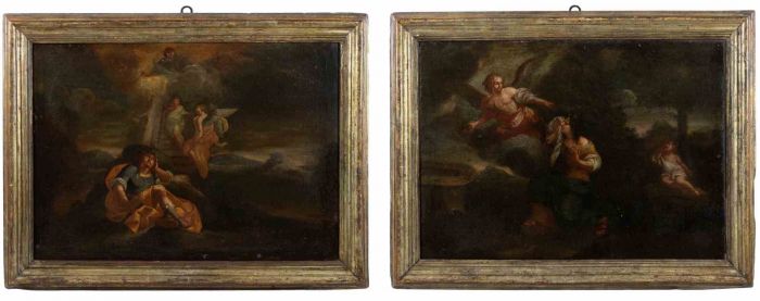 Pair of Religious Scenes