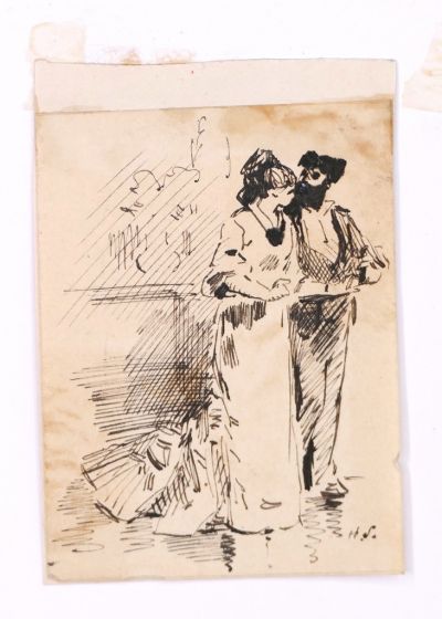 Flamenco Dancers by Henry Somm - Modern Artwork