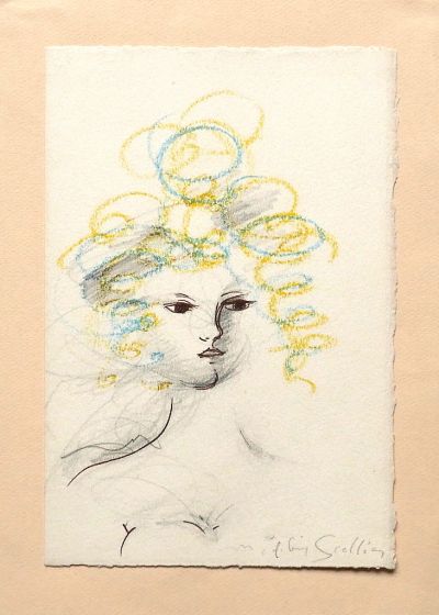 Portrait by Madeleine Scellier -Modern Artwork