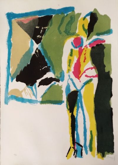 Asymmetric Abstract Composition by Marcello Avenali - Contemporary Artwork