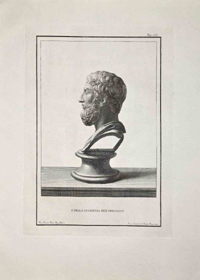 Profile of Ancient Roman Bust