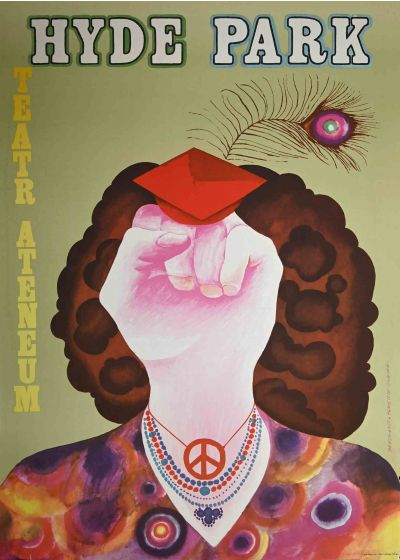 Polish Poster of Hyde Park