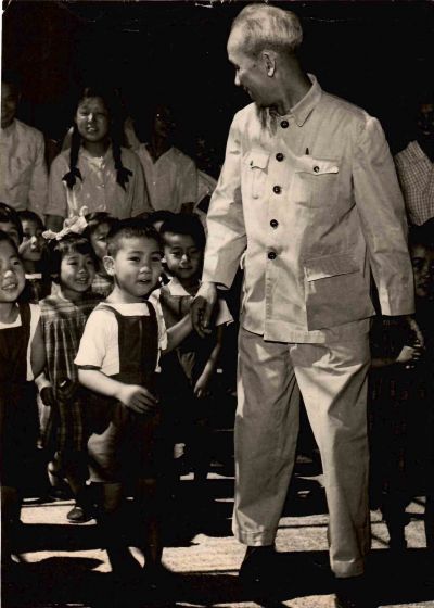 Ho Chi Minh with Children - Original Photographs
