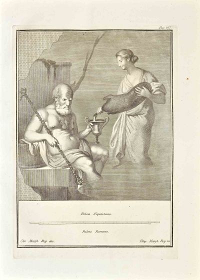 Ancient Roman Scene  from "Antiquities of Herculaneum"