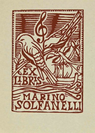 Ex-Libris - Marino Solfanelli - Contemporary Artwork 
