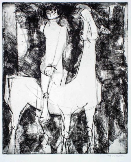 The Idea of the Knight by Marino Marini - Modern Artwork