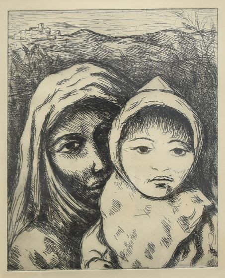 Mother And Son by Anonymous  - Contemporary Artwork
