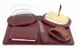 Vintage Leather Desk Complete Set
