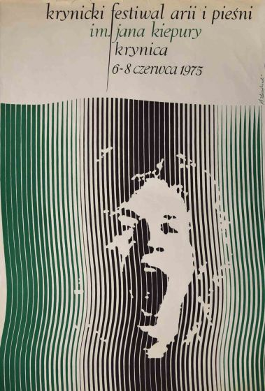 Vintage Poster of Krynica Festival of Aria and Songs Jana Kiepura