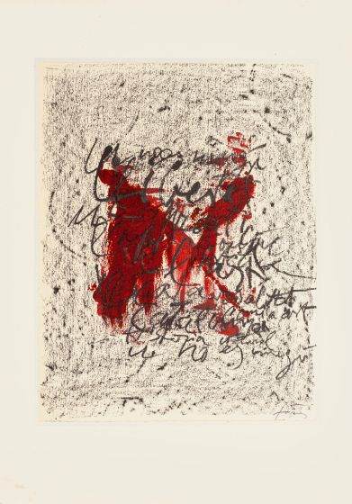 U no és Ningú by Antoni Tàpies - Contemporary Artwork