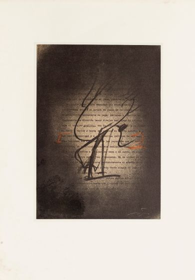 Graffiti by Antoni Tàpies - Contemporary Artwork