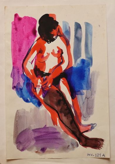 Nude Woman by Leo Guida - Contemporary Artwork