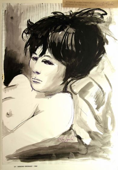 Portrait Of Woman by Leo Guida - Contemporary Artwork