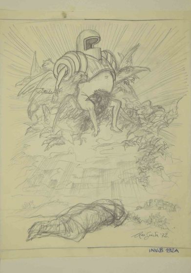 Knight on a Winged Throne