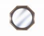 Vintage Brass Wall Mirror