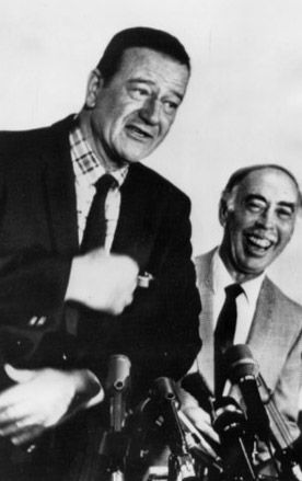 John Wayne and George Chairman