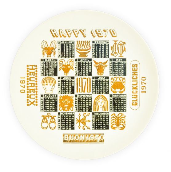 Happy 1970 - Calendario by Piero Fornasetti - Design and Decorative Object