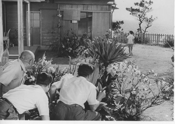 On the set of “Tengoku to jigoku” by Kurosawa - 1963
