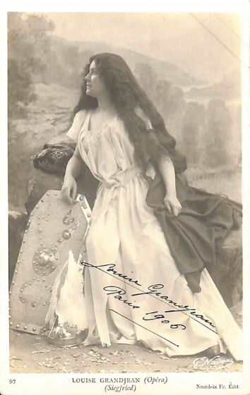 Louise Grandjean Autographed Photocard - SOLD