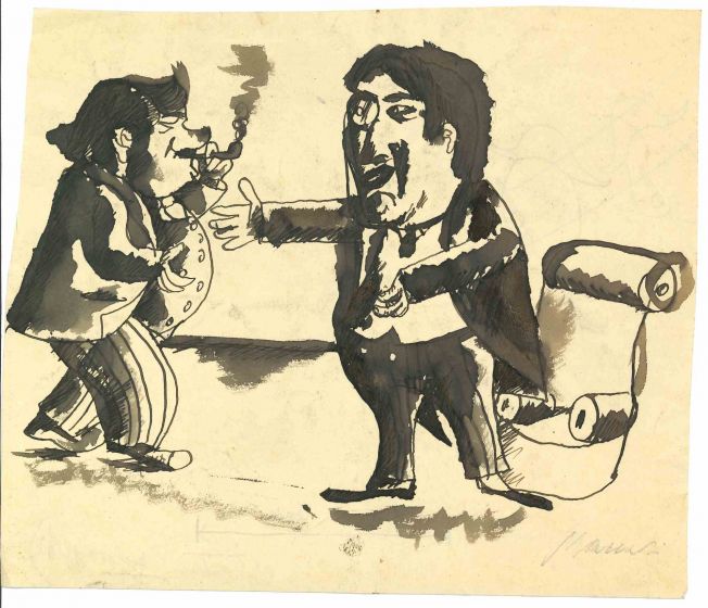 The Men in Discussion