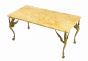 Vintage Brass and Marble Table - Italy 1960s