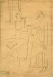 Figure in un interno by Carlo Carrà - Modern Artwork