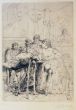 Auguste Brouet, French, etcher, book illustrator, Salon, Modern Art, Print, Etching