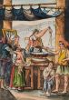 Naples -  Food Seller by Anonymous - Modern Artwork