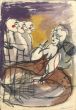 Pretenders by Mino Maccari - Contemporary Artwork