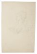 "Figure"  is an original pencil drawing on ivory-colorated paper by Anonymous Artist of XIX Century.