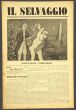 "Il Selvaggio no.1- 1932", Illustrated by Mino Maccari- Art Magazine