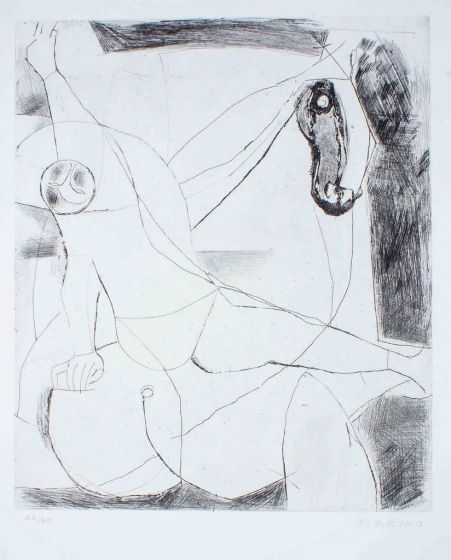 Jugglers - III by Marino Marini - Modern Artwork