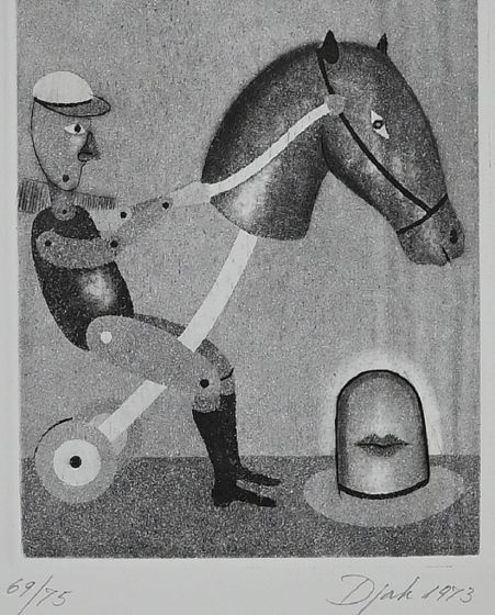 Rocking horse by Zivko Djak - Contemporary Artwork