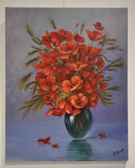 Adriano Bernetti Da Vila - Papaveri – Poppies 1 - Contemporary Artwork