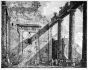 L. Rossini, Interno del Pronao del Tempio d'Ercole nella città di Cora, Roma, 1825. Luigi Rossini, Tivoli, Rome, Architecture, Ruins, Landscape, Roman, Villa, Palace, Neoclassicism, Old Masters, Artworks, Etchings, Engraves, Cora, Temple, Piranesi, 