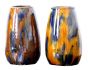Pair Of Polychrome Vases - Decorative Objects