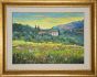 Flowers among the olive trees by Luciano Sacco - Contemporary  Artwork