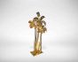 Vintage Palm Brass