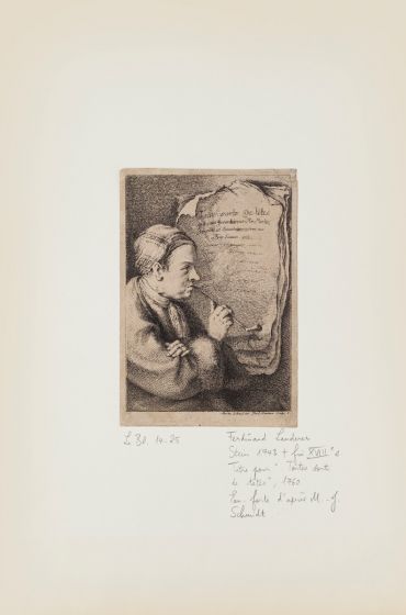 Toute Sorte le Têtes by Ferdinand Landerer - Old Master Artwork