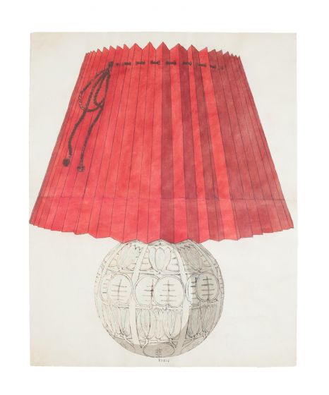 "Porcelain Lamps" by Anonymous - Modern Artwork